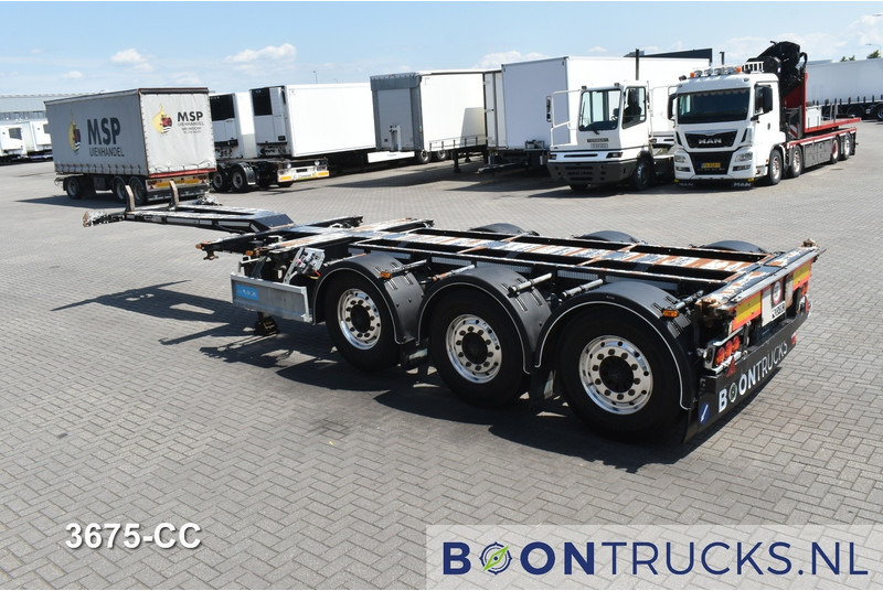D-Tec FLEXITRAILER | 2x20-30-40-45ft HC * BPW / DISC * ALCOA * 3x EXTENDABLE - Puspiekabe noņemamā virsbūve/ Konteineru vedējs: foto 3 D-Tec FLEXITRAILER | 2x20-30-40-45ft HC * BPW / DISC * ALCOA * 3x EXTENDABLE - Puspiekabe noņemamā virsbūve/ Konteineru vedējs: foto 3
