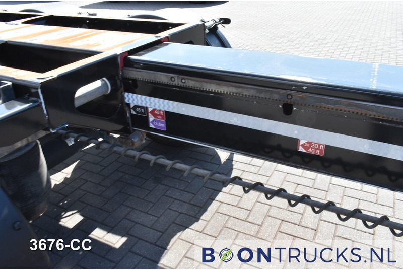 Puspiekabe noņemamā virsbūve/ Konteineru vedējs D-Tec FLEXITRAILER | 2x20-30-40-45ft HC * MB / DISC * ALCOA * 2x EXTENDABLE: foto 13