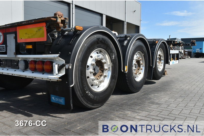 Puspiekabe noņemamā virsbūve/ Konteineru vedējs D-Tec FLEXITRAILER | 2x20-30-40-45ft HC * MB / DISC * ALCOA * 2x EXTENDABLE: foto 16