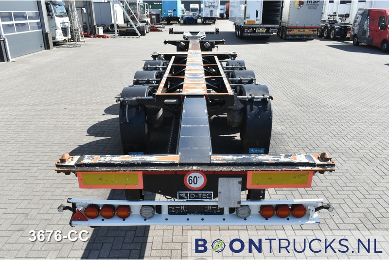 Puspiekabe noņemamā virsbūve/ Konteineru vedējs D-Tec FLEXITRAILER | 2x20-30-40-45ft HC * MB / DISC * ALCOA * 2x EXTENDABLE: foto 7