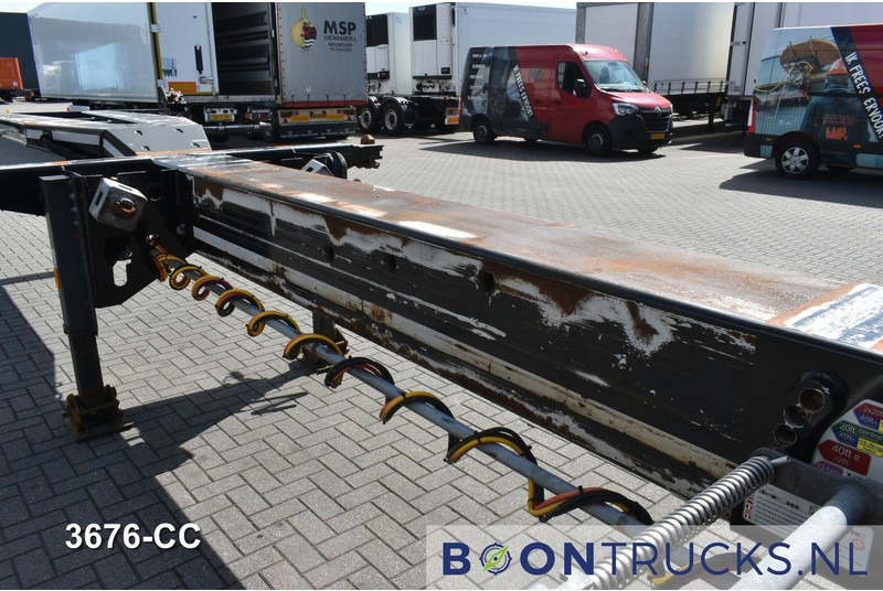 Puspiekabe noņemamā virsbūve/ Konteineru vedējs D-Tec FLEXITRAILER | 2x20-30-40-45ft HC * MB / DISC * ALCOA * 2x EXTENDABLE: foto 9