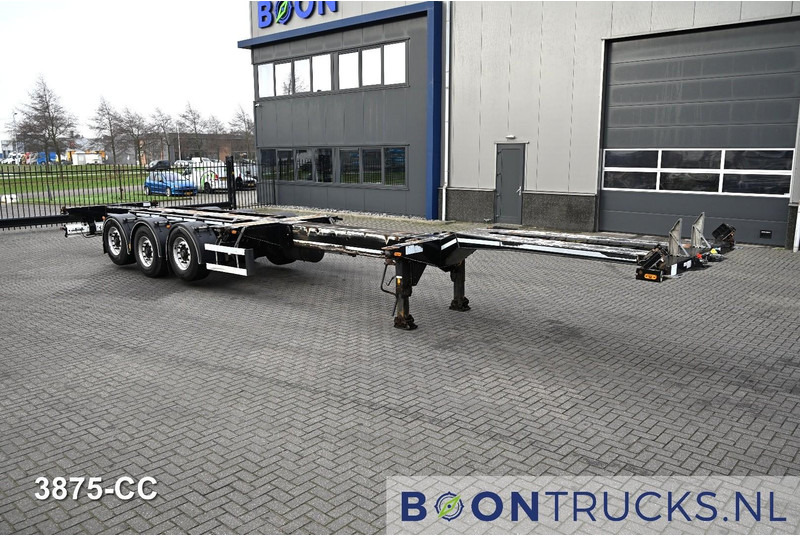 D-Tec FLEXITRAILER LS | 2x20-30-40-45ft HC * 2x LIFTAS * BPW / SCHIJF * APK 01-2027 - Puspiekabe noņemamā virsbūve/ Konteineru vedējs: foto 5 D-Tec FLEXITRAILER LS | 2x20-30-40-45ft HC * 2x LIFTAS * BPW / SCHIJF * APK 01-2027 - Puspiekabe noņemamā virsbūve/ Konteineru vedējs: foto 5