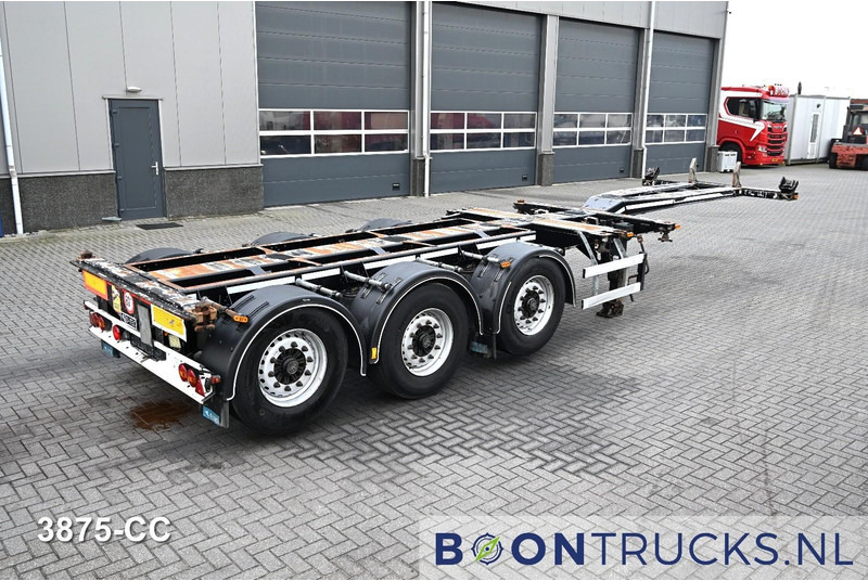 D-Tec FLEXITRAILER LS | 2x20-30-40-45ft HC * 2x LIFTAS * BPW / SCHIJF * APK 01-2027 - Puspiekabe noņemamā virsbūve/ Konteineru vedējs: foto 1 D-Tec FLEXITRAILER LS | 2x20-30-40-45ft HC * 2x LIFTAS * BPW / SCHIJF * APK 01-2027 - Puspiekabe noņemamā virsbūve/ Konteineru vedējs: foto 1