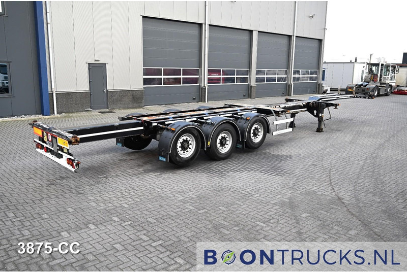 D-Tec FLEXITRAILER LS | 2x20-30-40-45ft HC * 2x LIFTAS * BPW / SCHIJF * APK 01-2027 - Puspiekabe noņemamā virsbūve/ Konteineru vedējs: foto 2 D-Tec FLEXITRAILER LS | 2x20-30-40-45ft HC * 2x LIFTAS * BPW / SCHIJF * APK 01-2027 - Puspiekabe noņemamā virsbūve/ Konteineru vedējs: foto 2