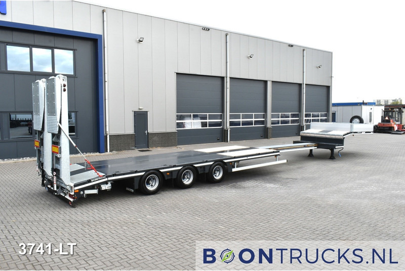 Faymonville MAX TRAILER 100 F-S43-1AAF NEW / UNUSED | 450 cm EXTENDABLE * 86cm HEIGHT * HYDR RAMPS * TRACKING AXLE - Puspiekabe zema profila platforma: foto 1 Faymonville MAX TRAILER 100 F-S43-1AAF NEW / UNUSED | 450 cm EXTENDABLE * 86cm HEIGHT * HYDR RAMPS * TRACKING AXLE - Puspiekabe zema profila platforma: foto 1
