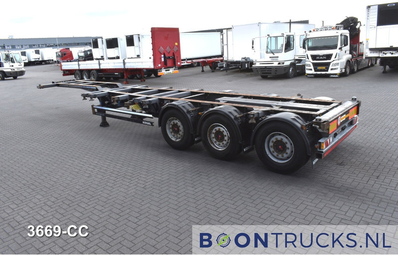 Kögel PORT 40 SIMPLEX 20 2x20-30-40ft HC * LIFT AXLE * SAF / DISC * EXTENDABLE REAR - Puspiekabe noņemamā virsbūve/ Konteineru vedējs: foto 3 Kögel PORT 40 SIMPLEX 20 2x20-30-40ft HC * LIFT AXLE * SAF / DISC * EXTENDABLE REAR - Puspiekabe noņemamā virsbūve/ Konteineru vedējs: foto 3