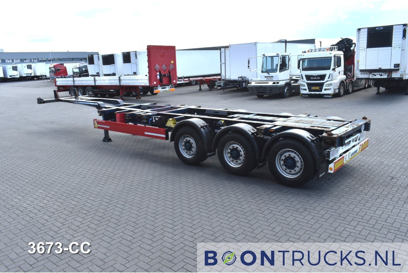 Krone SD BOX LINER | 2x20-40-45ft HC * LIFT AXLE * BPW/DISC * EXTENDABLE REAR * 10x AVAILABLE - Puspiekabe noņemamā virsbūve/ Konteineru vedējs: foto 3 Krone SD BOX LINER | 2x20-40-45ft HC * LIFT AXLE * BPW/DISC * EXTENDABLE REAR * 10x AVAILABLE - Puspiekabe noņemamā virsbūve/ Konteineru vedējs: foto 3