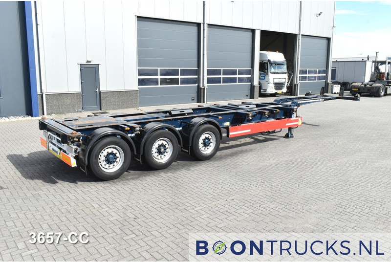 Krone SD BOX LINER | 2x20-40-45ft HC * LIFT AXLE * BPW/DISC * EXTENDABLE REAR * 10x AVAILABLE - Puspiekabe noņemamā virsbūve/ Konteineru vedējs: foto 1 Krone SD BOX LINER | 2x20-40-45ft HC * LIFT AXLE * BPW/DISC * EXTENDABLE REAR * 10x AVAILABLE - Puspiekabe noņemamā virsbūve/ Konteineru vedējs: foto 1
