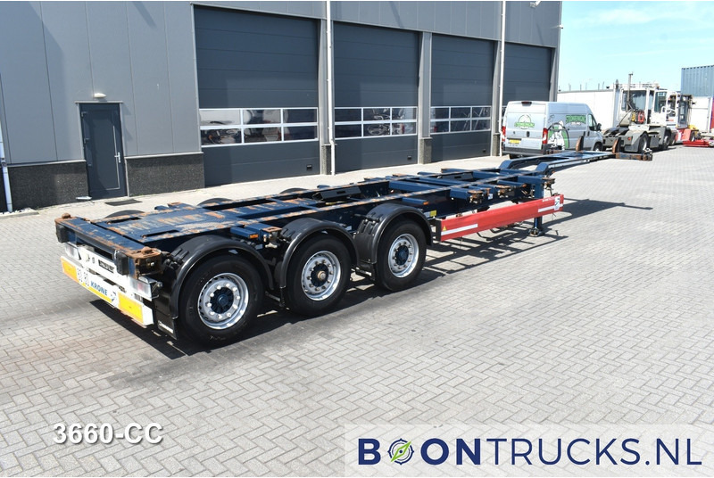 Krone SD BOX LINER | 2x20-40-45ft HC * LIFT AXLE * BPW/DISC * EXTENDABLE REAR * 10x AVAILABLE - Puspiekabe noņemamā virsbūve/ Konteineru vedējs: foto 1 Krone SD BOX LINER | 2x20-40-45ft HC * LIFT AXLE * BPW/DISC * EXTENDABLE REAR * 10x AVAILABLE - Puspiekabe noņemamā virsbūve/ Konteineru vedējs: foto 1