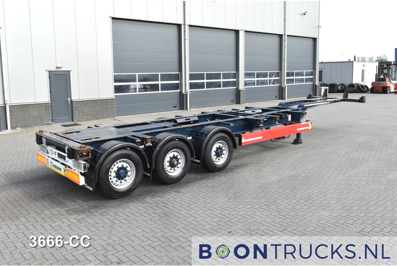 Krone SD BOX LINER | 2x20-40-45ft HC * LIFT AXLE * BPW/DISC * EXTENDABLE REAR * 10x AVAILABLE - Puspiekabe noņemamā virsbūve/ Konteineru vedējs: foto 1 Krone SD BOX LINER | 2x20-40-45ft HC * LIFT AXLE * BPW/DISC * EXTENDABLE REAR * 10x AVAILABLE - Puspiekabe noņemamā virsbūve/ Konteineru vedējs: foto 1