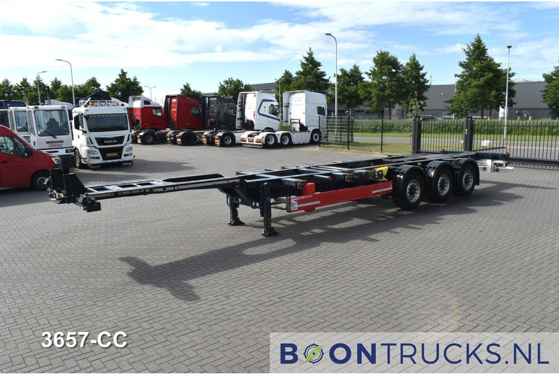 Krone SD BOX LINER | 2x20-40-45ft HC * LIFT AXLE * BPW/DISC * EXTENDABLE REAR * 10x AVAILABLE - Puspiekabe noņemamā virsbūve/ Konteineru vedējs: foto 4 Krone SD BOX LINER | 2x20-40-45ft HC * LIFT AXLE * BPW/DISC * EXTENDABLE REAR * 10x AVAILABLE - Puspiekabe noņemamā virsbūve/ Konteineru vedējs: foto 4