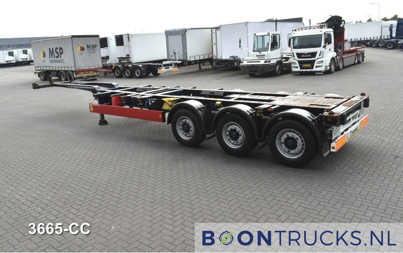 Krone SD BOX LINER | 2x20-40-45ft HC * LIFT AXLE * BPW/DISC * EXTENDABLE REAR * 9x AVAILABLE - Puspiekabe noņemamā virsbūve/ Konteineru vedējs: foto 3 Krone SD BOX LINER | 2x20-40-45ft HC * LIFT AXLE * BPW/DISC * EXTENDABLE REAR * 9x AVAILABLE - Puspiekabe noņemamā virsbūve/ Konteineru vedējs: foto 3