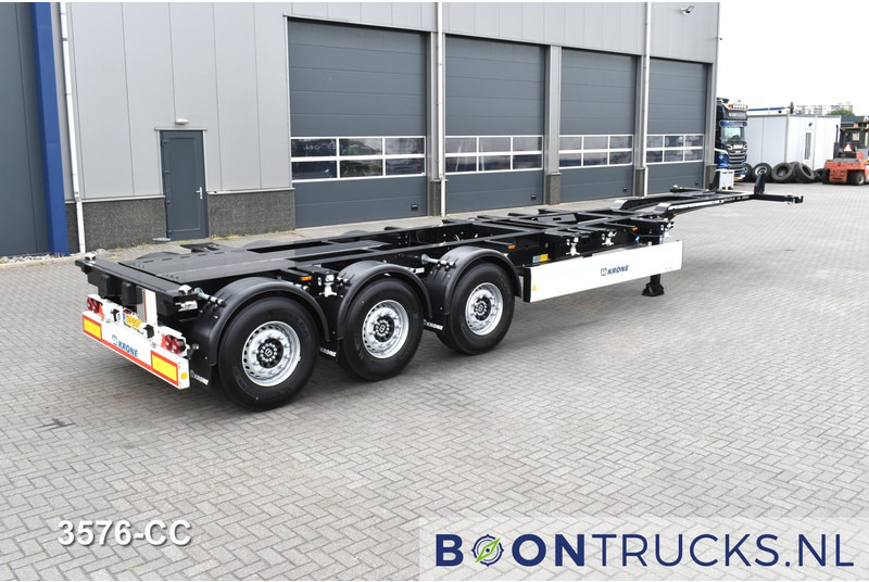Krone SD BOX LINER NEW / UNREGISTERED | 2x20-40-45ft * LIFT AXLE * DISC BRAKES - Puspiekabe noņemamā virsbūve/ Konteineru vedējs: foto 1 Krone SD BOX LINER NEW / UNREGISTERED | 2x20-40-45ft * LIFT AXLE * DISC BRAKES - Puspiekabe noņemamā virsbūve/ Konteineru vedējs: foto 1