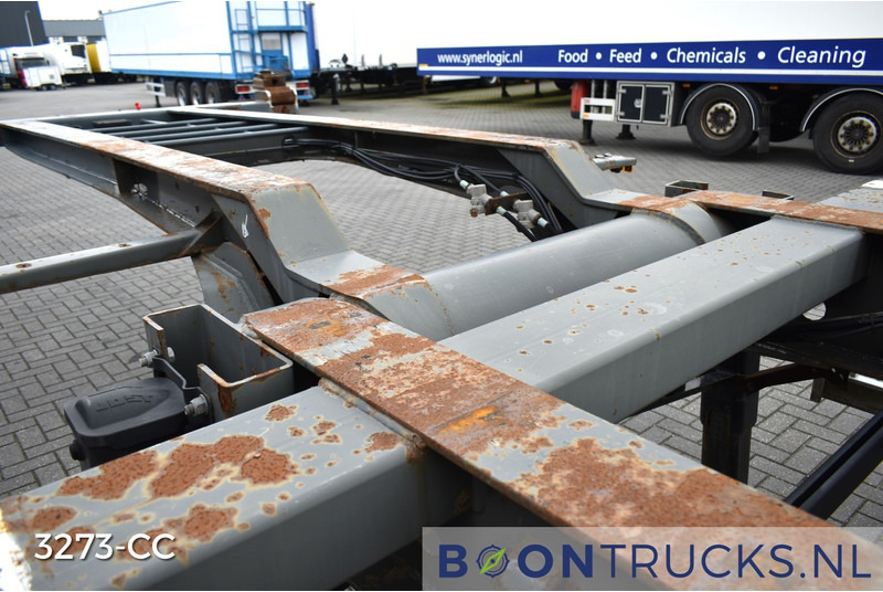 Puspiekabe noņemamā virsbūve/ Konteineru vedējs Krone SDC 27 FIXED | 2x20-30-40ft HC * LIFT AXLE * NL TRAILER: foto 9