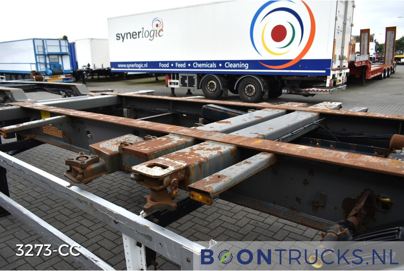Puspiekabe noņemamā virsbūve/ Konteineru vedējs Krone SDC 27 FIXED | 2x20-30-40ft HC * LIFT AXLE * NL TRAILER: foto 11