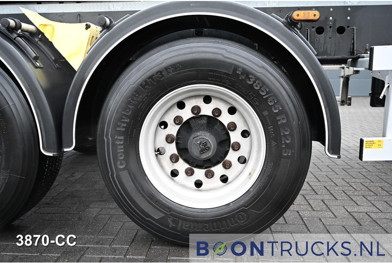 Puspiekabe noņemamā virsbūve/ Konteineru vedējs LAG O-3-CC TANK CHASSIS | 20t * 3250 Kg * ADR AT-FL-OX * BPW / DISC: foto 20