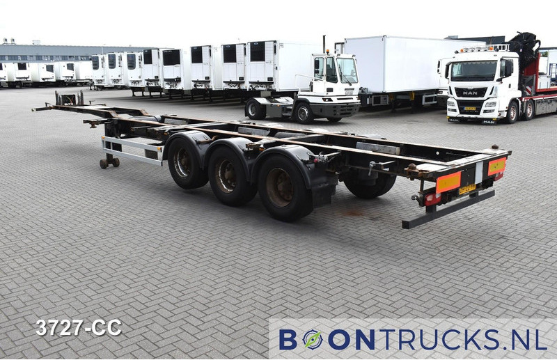 Pacton T3-007 | 2x20-40-45ft HC * FIXED CHASSIS * LIFT AXLE * NL TRAILER - Puspiekabe noņemamā virsbūve/ Konteineru vedējs: foto 2 Pacton T3-007 | 2x20-40-45ft HC * FIXED CHASSIS * LIFT AXLE * NL TRAILER - Puspiekabe noņemamā virsbūve/ Konteineru vedējs: foto 2
