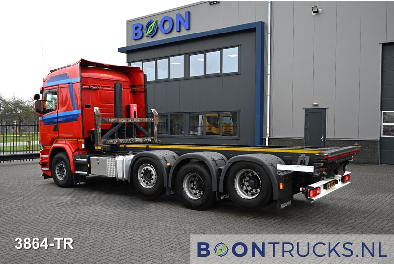 Scania R450 8x2 | EURO6 * CONTAINER TRANSPORT * 20ft TIPPING * NL TRUCK * APK 02-2026 - Konteineru vedējs/ Kravas automašīna ar noņemamā virsbūve: foto 4 Scania R450 8x2 | EURO6 * CONTAINER TRANSPORT * 20ft TIPPING * NL TRUCK * APK 02-2026 - Konteineru vedējs/ Kravas automašīna ar noņemamā virsbūve: foto 4