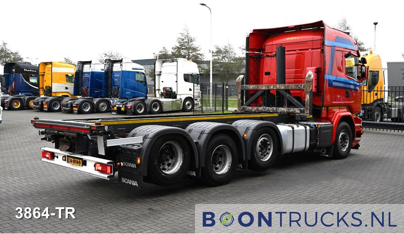 Scania R450 8x2 | EURO6 * CONTAINER TRANSPORT * 20ft TIPPING * NL TRUCK * APK 02-2026 - Konteineru vedējs/ Kravas automašīna ar noņemamā virsbūve: foto 5 Scania R450 8x2 | EURO6 * CONTAINER TRANSPORT * 20ft TIPPING * NL TRUCK * APK 02-2026 - Konteineru vedējs/ Kravas automašīna ar noņemamā virsbūve: foto 5