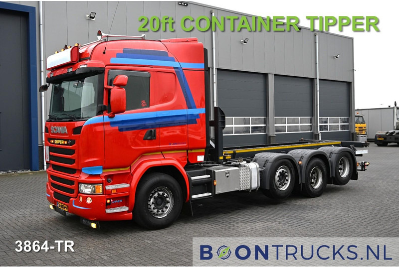 Scania R450 8x2 | EURO6 * CONTAINER TRANSPORT * 20ft TIPPING * NL TRUCK * APK 02-2026 - Konteineru vedējs/ Kravas automašīna ar noņemamā virsbūve: foto 2 Scania R450 8x2 | EURO6 * CONTAINER TRANSPORT * 20ft TIPPING * NL TRUCK * APK 02-2026 - Konteineru vedējs/ Kravas automašīna ar noņemamā virsbūve: foto 2
