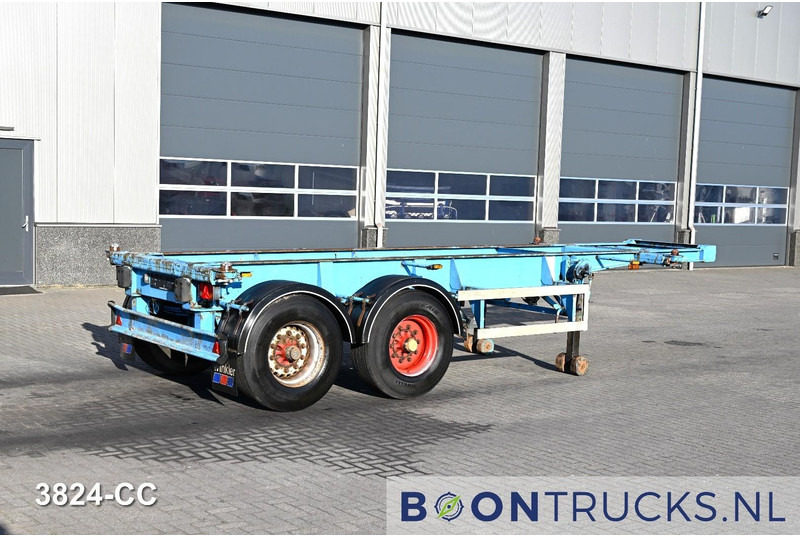 Schweriner Nutzfahrzeuge CS 20 CHASSIS | 20 ft * STEEL SUSPENSION * BPW/DRUM * 9x AVAILABLE - Puspiekabe noņemamā virsbūve/ Konteineru vedējs: foto 1 Schweriner Nutzfahrzeuge CS 20 CHASSIS | 20 ft * STEEL SUSPENSION * BPW/DRUM * 9x AVAILABLE - Puspiekabe noņemamā virsbūve/ Konteineru vedējs: foto 1