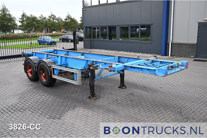 Schweriner Nutzfahrzeuge CS 20 CHASSIS | 20ft * STEEL SUSPENSION * BPW / DRUM * 9x AVAILABLE - Puspiekabe noņemamā virsbūve/ Konteineru vedējs: foto 3 Schweriner Nutzfahrzeuge CS 20 CHASSIS | 20ft * STEEL SUSPENSION * BPW / DRUM * 9x AVAILABLE - Puspiekabe noņemamā virsbūve/ Konteineru vedējs: foto 3