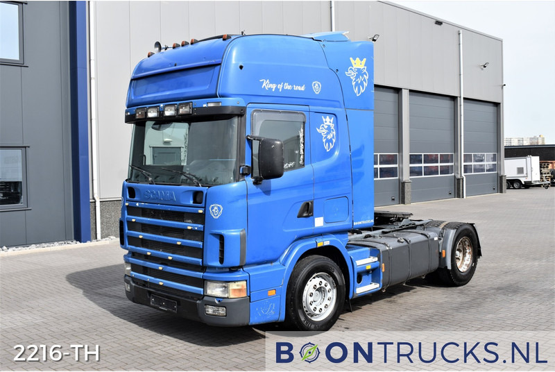 Scania R164 480 V8 4x2 |ONLY FOR PARTS * ENGINE RUNNING * NO INTERIOR !! - Vilcējs: foto 1 Scania R164 480 V8 4x2 |ONLY FOR PARTS * ENGINE RUNNING * NO INTERIOR !! - Vilcējs: foto 1