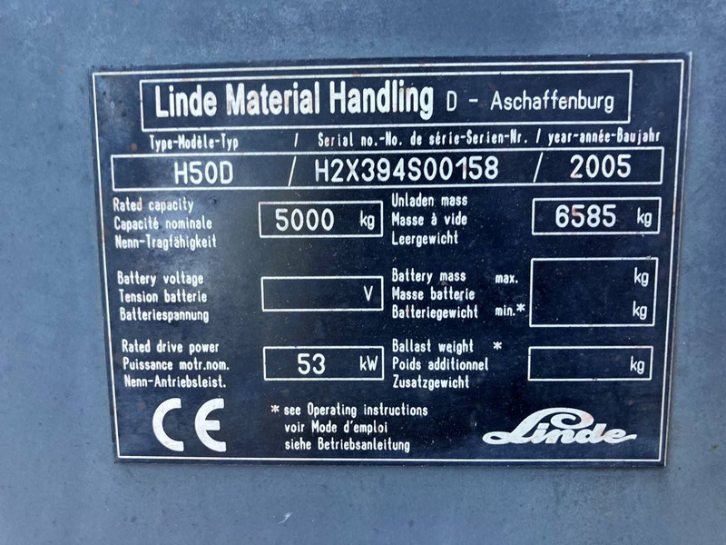 Dīzeļiekrāvējs Linde H50D: foto 10