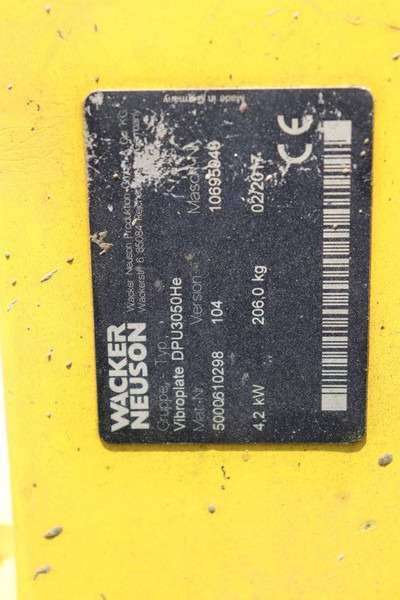 Vibrobliete Neuson DPU3050: foto 15