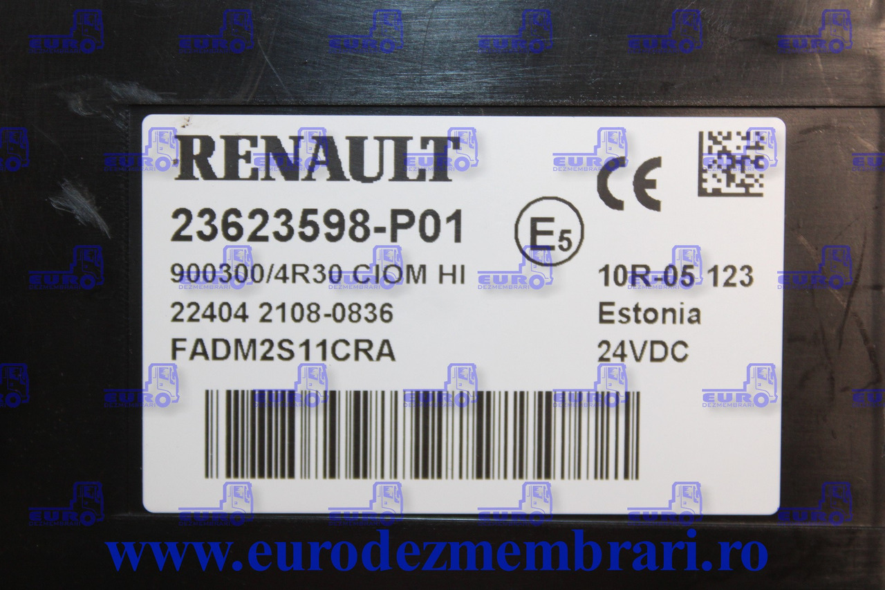 CALCULATOR CIOM HI RENAULT T 23623598 - Elektroniskais vadības bloks (ECU) - Kravas automašīna: foto 3 CALCULATOR CIOM HI RENAULT T 23623598 - Elektroniskais vadības bloks (ECU) - Kravas automašīna: foto 3