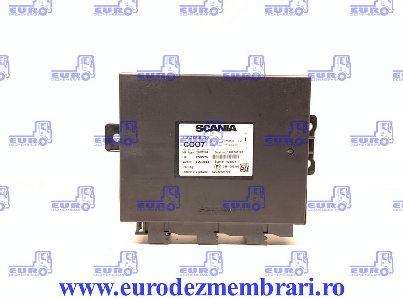 CALCULATOR COORDINATOR COO7 SCANIA R P G 2753529, 2707274, 2779636 - Elektroniskais vadības bloks (ECU) - Kravas automašīna: foto 1 CALCULATOR COORDINATOR COO7 SCANIA R P G 2753529, 2707274, 2779636 - Elektroniskais vadības bloks (ECU) - Kravas automašīna: foto 1