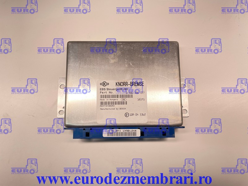 CALCULATOR EBS FORD MH3T19180253, 0486106137 - Elektroniskais vadības bloks (ECU) - Kravas automašīna: foto 1 CALCULATOR EBS FORD MH3T19180253, 0486106137 - Elektroniskais vadības bloks (ECU) - Kravas automašīna: foto 1