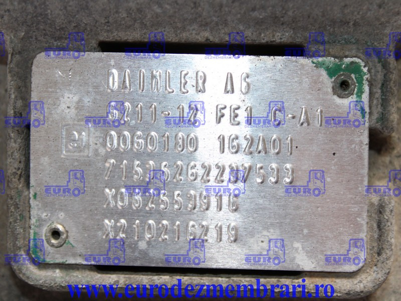 CUTIE DE VITEZE AUTOMATA CU RETARDER G211-12 FE1 MERCEDES ACTROS MP5 - Pārnesumkārba - Kravas automašīna: foto 5 CUTIE DE VITEZE AUTOMATA CU RETARDER G211-12 FE1 MERCEDES ACTROS MP5 - Pārnesumkārba - Kravas automašīna: foto 5