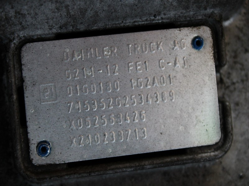 CUTIE DE VITEZE AUTOMATA FARA RETARDER MERCEDES ACTROS MP5 G211-12 FE1 - Pārnesumkārba - Kravas automašīna: foto 5 CUTIE DE VITEZE AUTOMATA FARA RETARDER MERCEDES ACTROS MP5 G211-12 FE1 - Pārnesumkārba - Kravas automašīna: foto 5