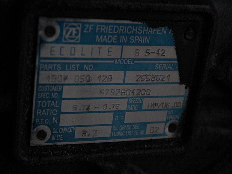 CUTIE DE VITEZE MANUALA MERCEDES ATEGO S5-42 A6732604200, 1307050128 - Pārnesumkārba - Kravas automašīna: foto 5 CUTIE DE VITEZE MANUALA MERCEDES ATEGO S5-42 A6732604200, 1307050128 - Pārnesumkārba - Kravas automašīna: foto 5