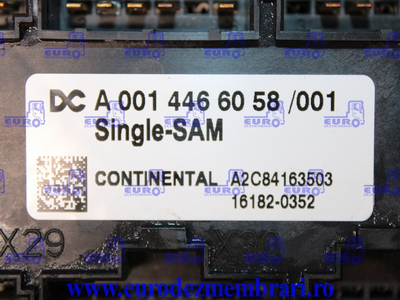 TABLOU SIGURANTE MERCEDES ACTROS MP4 SINGLE SAM A0014466058 - Drošinātājs - Kravas automašīna: foto 3 TABLOU SIGURANTE MERCEDES ACTROS MP4 SINGLE SAM A0014466058 - Drošinātājs - Kravas automašīna: foto 3
