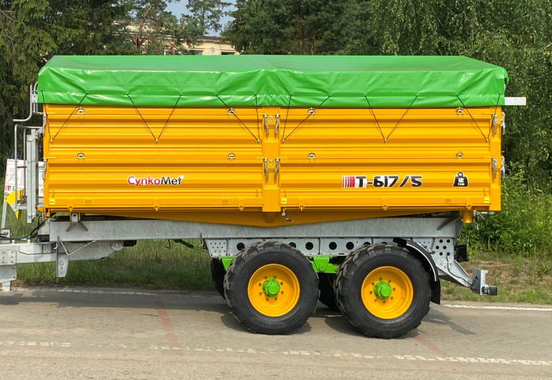Cynkomet Przyczepa Tandem 15,5 t / Tandemanhänger / Tandem trailer / Тандемный прицеп - Lauksaimniecības piekabe-pašizgāzējs: foto 3 Cynkomet Przyczepa Tandem 15,5 t / Tandemanhänger / Tandem trailer / Тандемный прицеп - Lauksaimniecības piekabe-pašizgāzējs: foto 3