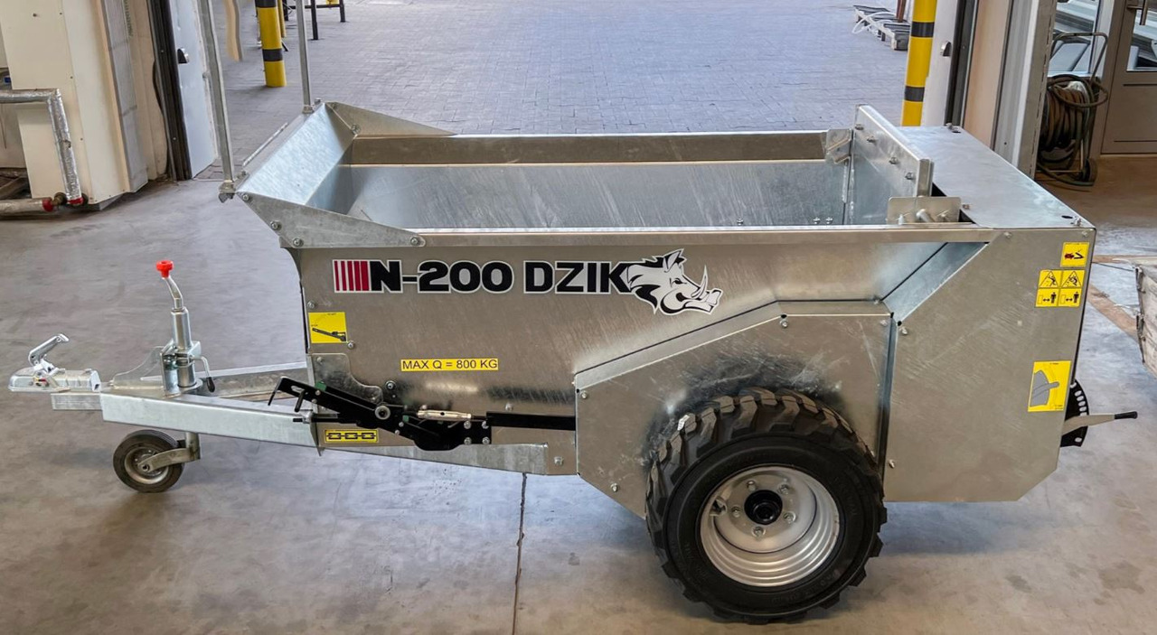 Cynkomet Rozrzutnik obornika 800 kg / Miststreuer Mini / SPREADER N-200 - Organisko mēslu izkliedētājs: foto 3 Cynkomet Rozrzutnik obornika 800 kg / Miststreuer Mini / SPREADER N-200 - Organisko mēslu izkliedētājs: foto 3