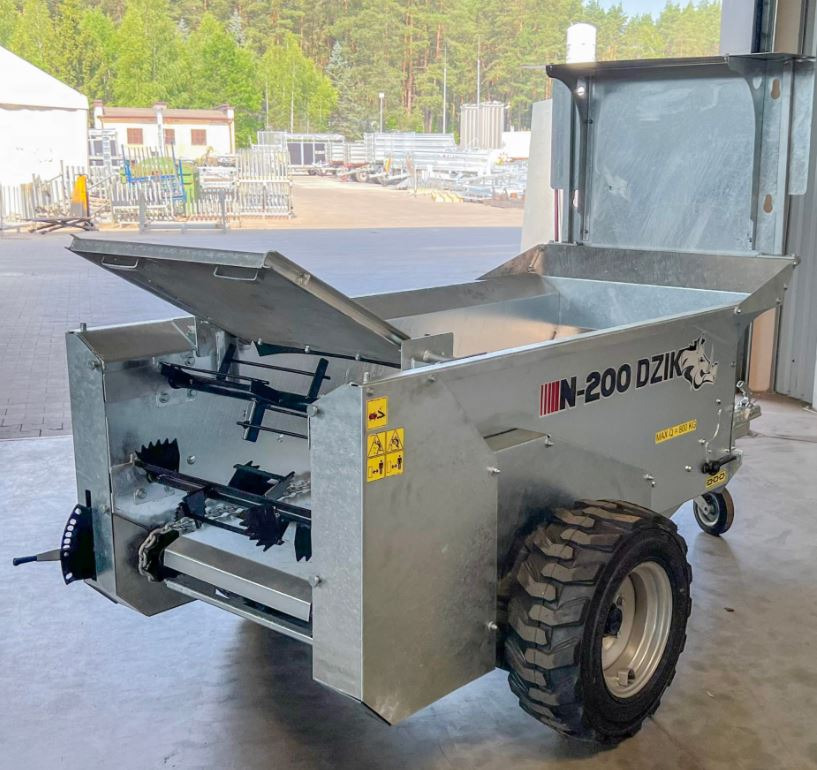 Cynkomet Rozrzutnik obornika 800 kg / Miststreuer Mini / SPREADER N-200 - Organisko mēslu izkliedētājs: foto 1 Cynkomet Rozrzutnik obornika 800 kg / Miststreuer Mini / SPREADER N-200 - Organisko mēslu izkliedētājs: foto 1