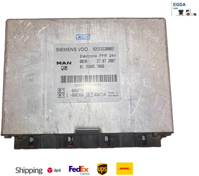 MAN Siemens - Elektroniskais vadības bloks (ECU): foto 1 MAN Siemens - Elektroniskais vadības bloks (ECU): foto 1