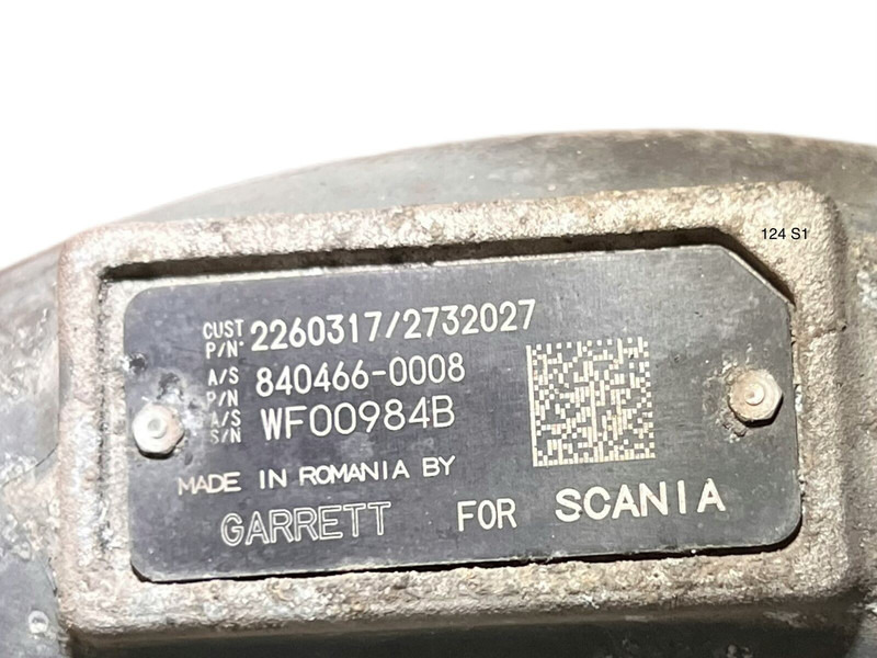 Scania Garrett - Turbīna: foto 3 Scania Garrett - Turbīna: foto 3
