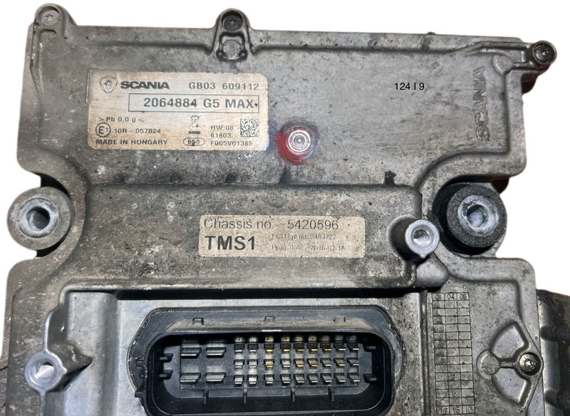 Scania Gearbox control unit TMS, TMS1, TMS2 - Elektroniskais vadības bloks (ECU): foto 4 Scania Gearbox control unit TMS, TMS1, TMS2 - Elektroniskais vadības bloks (ECU): foto 4