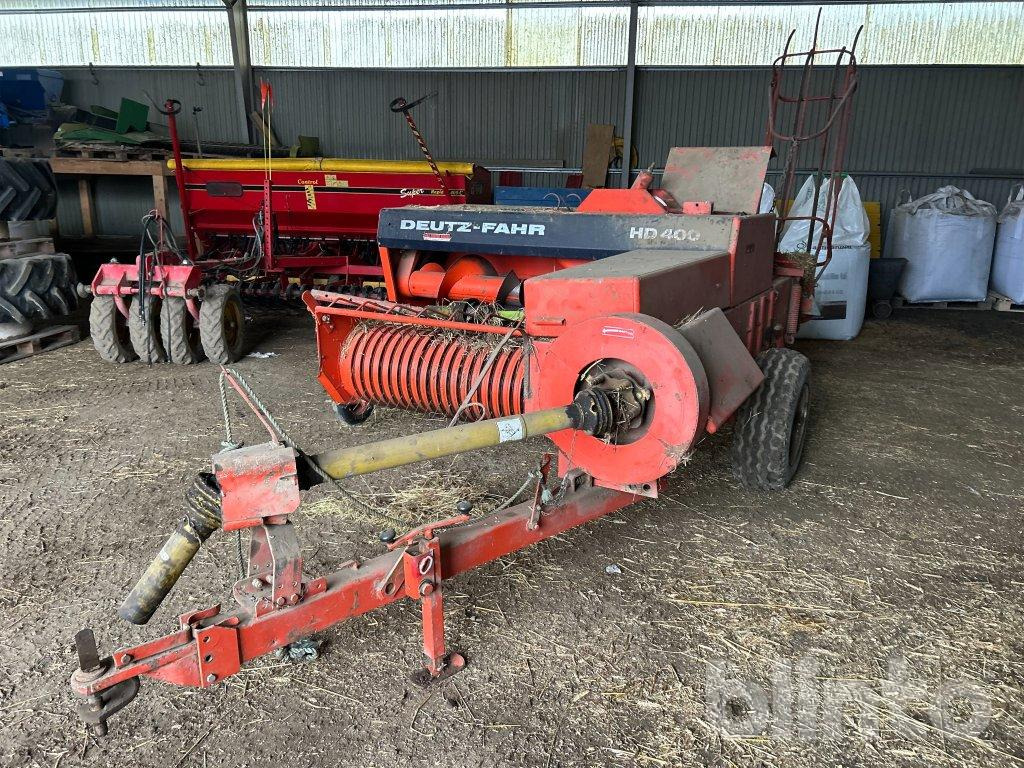 Deutz-Fahr HD 400 - Rituļu prese: foto 1 Deutz-Fahr HD 400 - Rituļu prese: foto 1