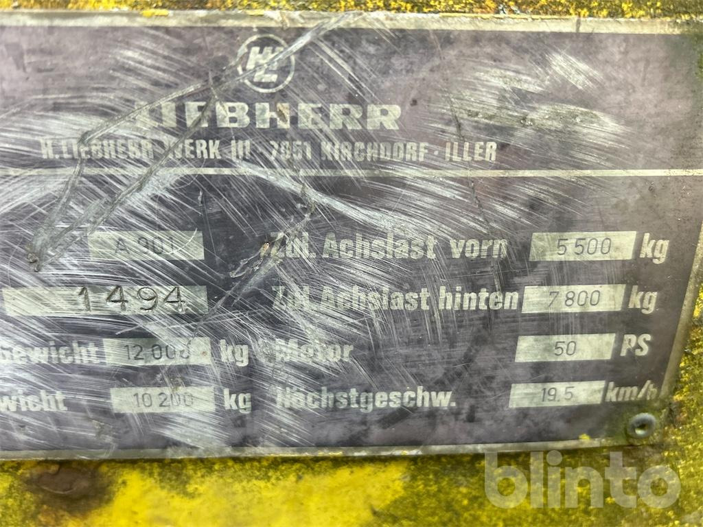 Riteņu ekskavators Liebherr A901: foto 7