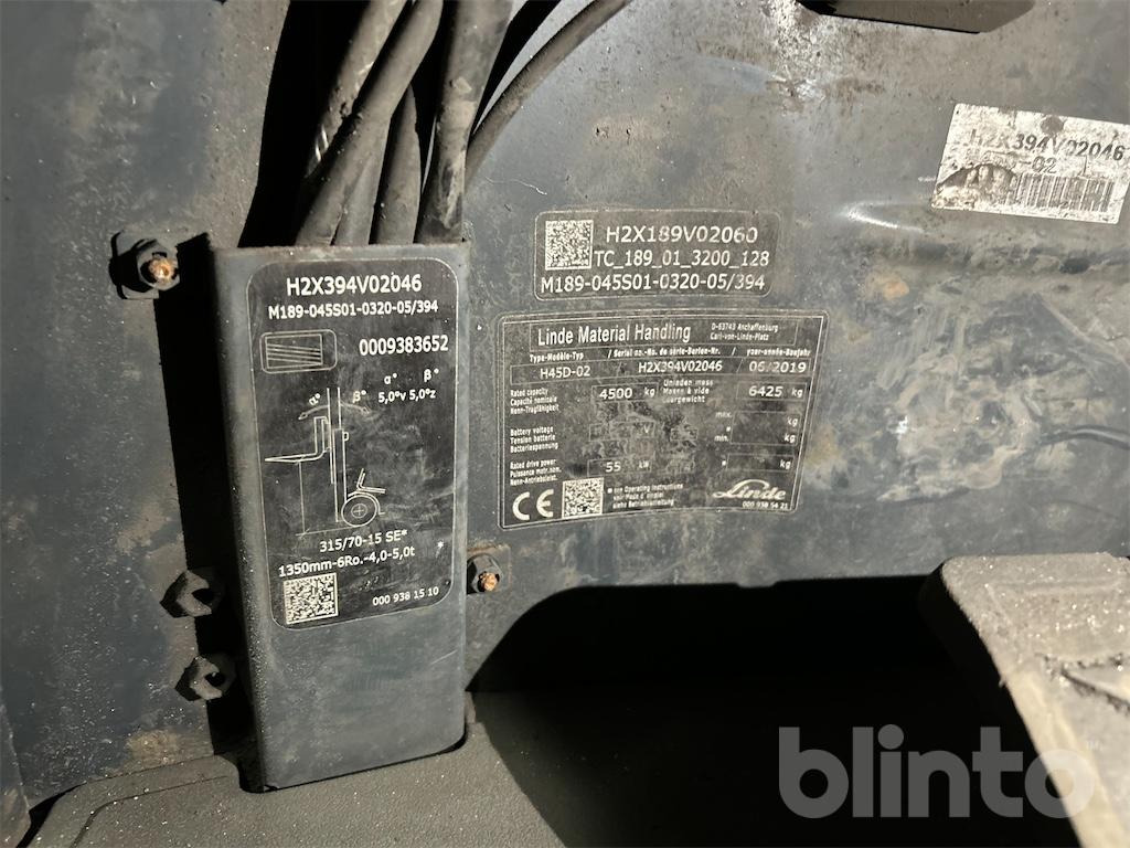 Linde H45D-02 (2019) - Autokrāvējs: foto 5 Linde H45D-02 (2019) - Autokrāvējs: foto 5