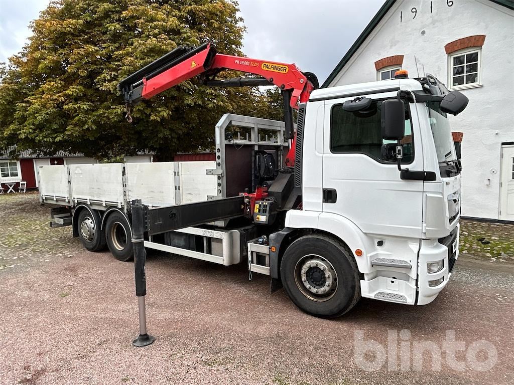 MAN TGM 26.320 BL - Palfinger PK19.001 SLD5 - Bortu kravas automašīna/ Platforma, Kravas auto ar manipulatoru: foto 4 MAN TGM 26.320 BL - Palfinger PK19.001 SLD5 - Bortu kravas automašīna/ Platforma, Kravas auto ar manipulatoru: foto 4