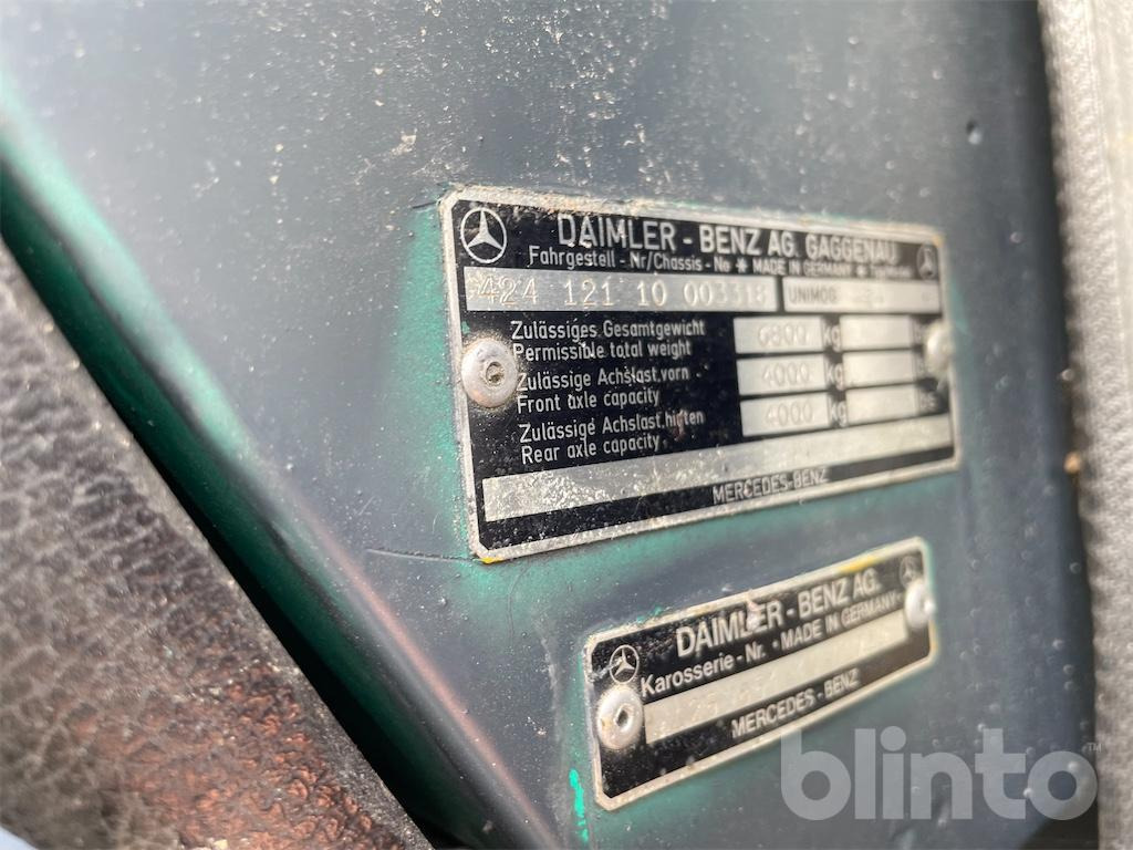 Bortu kravas automašīna/ Platforma Mercedes Benz Unimog 424 (1981): foto 6 Bortu kravas automašīna/ Platforma Mercedes Benz Unimog 424 (1981): foto 6