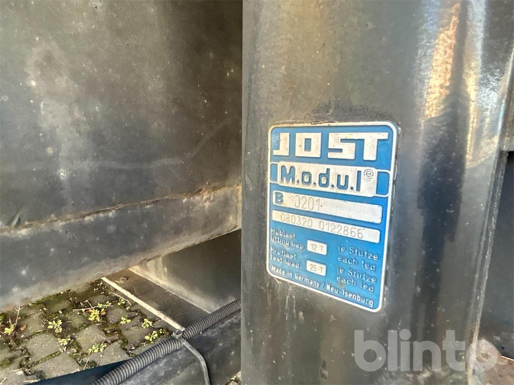 Bortu puspiekabe/ Platforma Meusburger Typ MPG-3 (2008): foto 42