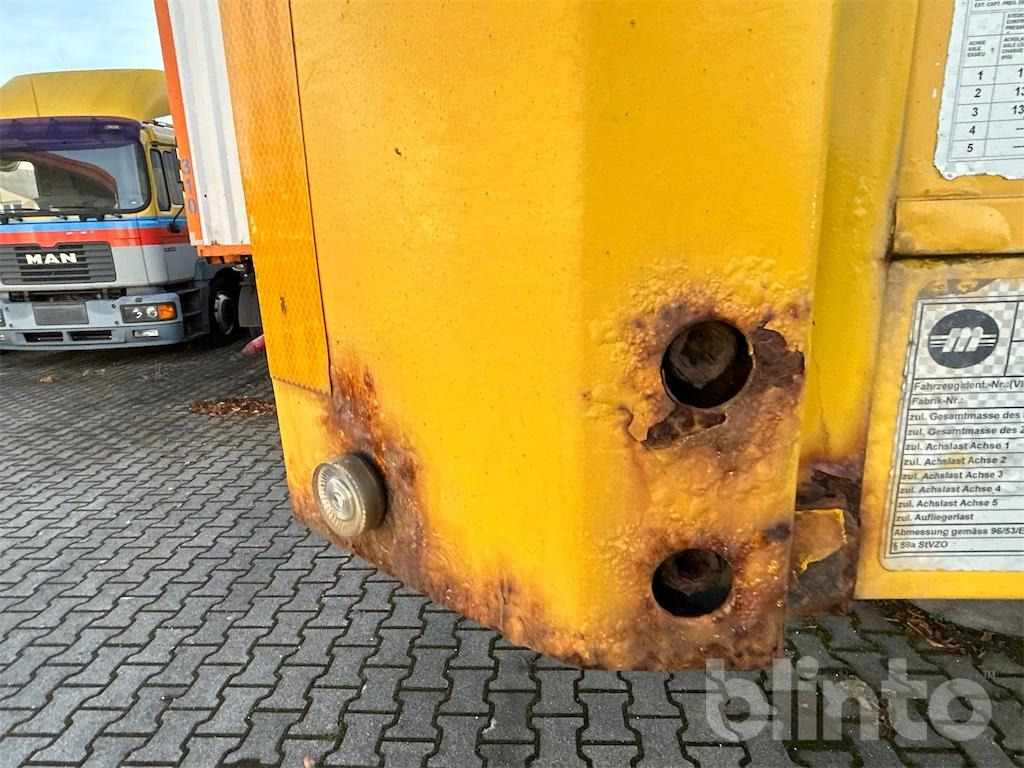 Bortu puspiekabe/ Platforma Meusburger Typ MPG-3 (2008): foto 21