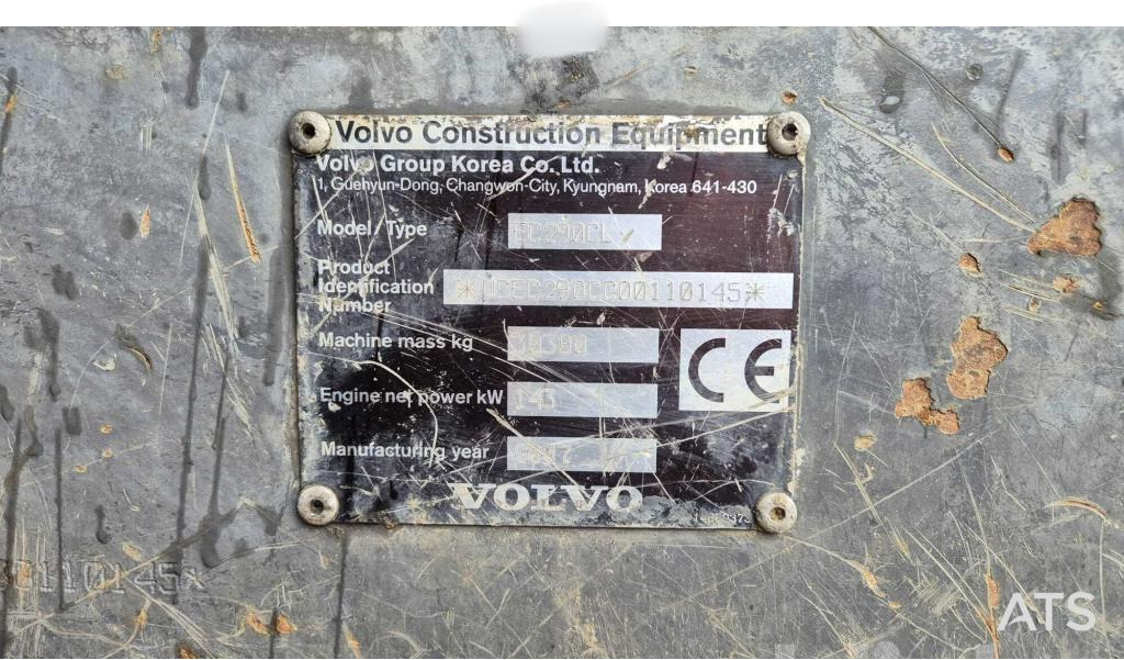 Volvo EC 290 CL (2007) - Kāpurķēžu ekskavators: foto 5 Volvo EC 290 CL (2007) - Kāpurķēžu ekskavators: foto 5